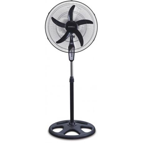 TECNOSHOP Ventilatore a piantana Howell deluxe 50 cm nero